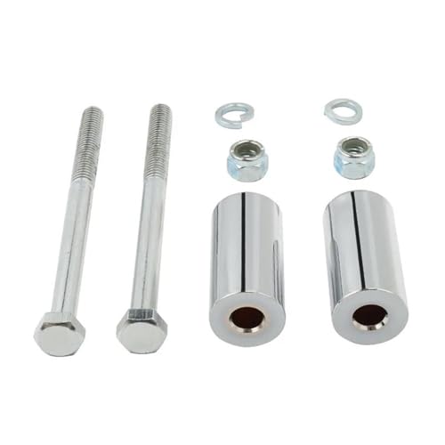 Rehausseurs de guidon moto 2" custom chrome pour pontet Kawasaki Vulcan 800 1500FI