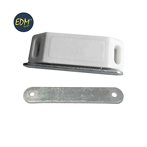 Preisvergleich Produktbild EDP Türmagnet weiß (Set zweiteilig) 45 x 15 mm