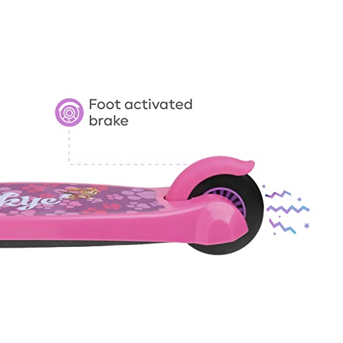 Paw Patrol Sky Self Balancing Kick Scooter Toddler Scooter & Kids Scooter, Extra Wide Deck, 3 Wheel Platform, Foot Activated Brake, 75 Lbs Limit, Kids & Toddlers Girls Or Boys, For Ages 3 And Up #TOP5