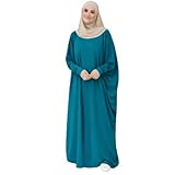 👗 Style Modeste Élégant : Abaya longue à manches longues, coupe ample adaptée à la mode pudique islamique.