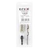 E-Z LOK Thread Repair Installation Kit - Includes E-Z Hex Threaded Inserts for Soft Wood, Zinc Alloy, Flush, 1/4-20 x 10mm Length, Drill, and Drive Tool, EZ-801420-10