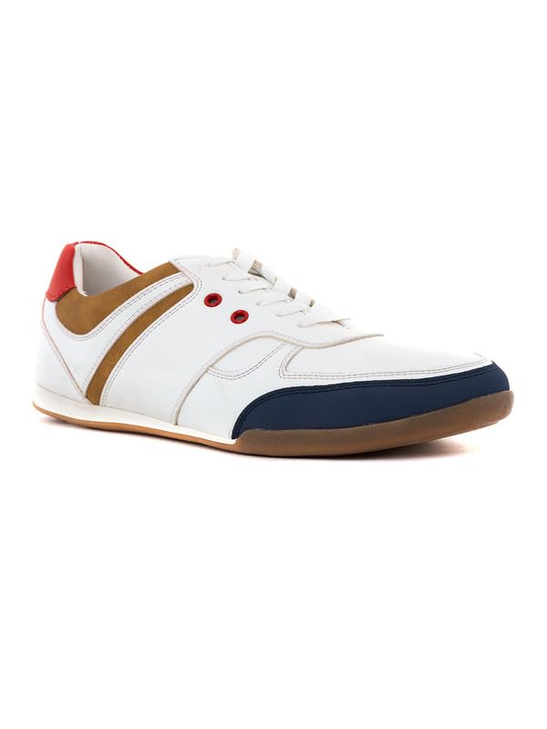 Khadims Lazard White Sneakers Casual Shoe for Men (7100041) (B0CHJDY2G1) Amazon Price History, Amazon Price Tracker