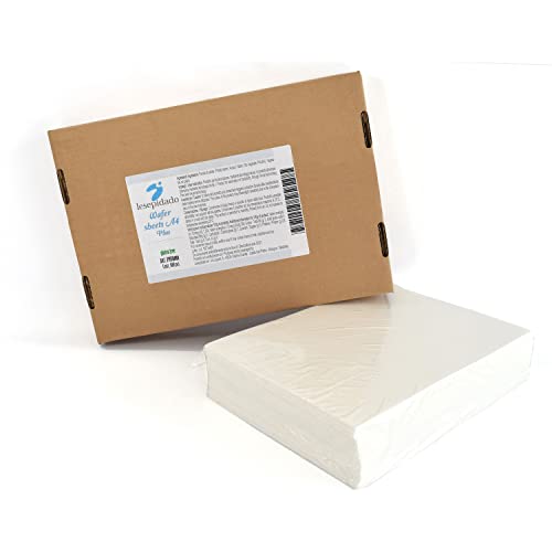 Feuilles azyme A4 100pcs. épaisseur 0,4-0,6mm. Appliquer sur gâteaux et autres produits de pâtisserie. Feuilles de gaufrettes comestibles prêtes à être...