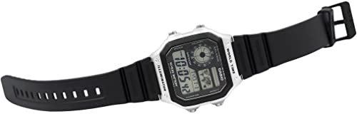 Casio - Armbanduhr AE-1200WH-1CVEF - Herren Uhr - Wasserdicht - Digital - Mit Gummiband - Schwarz