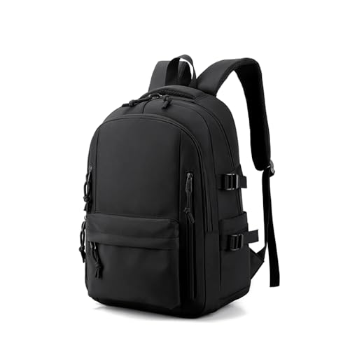 Casual Laptop Backpack for Men and Women, Commuter Backpack, Gym, Travel, Sports, Work, Book Bag, Business Black Backpack, Lightweight Back Pack, Waterproof, 30L.