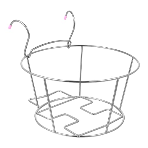 GALPADA Vasi da Parete in Acciaio Sospeso per Balcone e Supporto Fioriera Resistente con Design per Mensola Balconiera e Muretto per Piante da ed Esterno