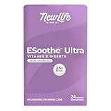 NewLife Naturals Vitamin E Vaginal Suppositories Moisture & Hydration Support – ESoothe Ultra 100IU 2.5X More – Feminine Intimate Comfort Inserts – 30 Day Supply USA