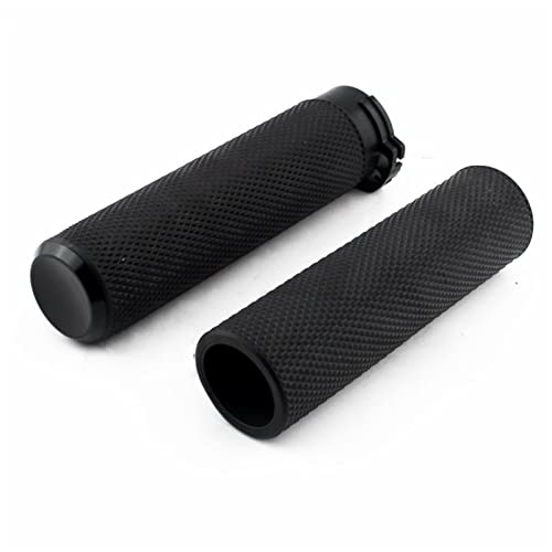 Rollergriff Motorradzubehör Schwarze Handgriffe Lenker 25MM Für Harley Sportster XL 883 1200 Touring Dyna Softail V-Rod VRSC