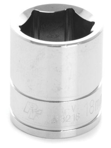 Performance Tool W38218 6-Point Socket, 3/8" Drive, 18Mm #TOP1