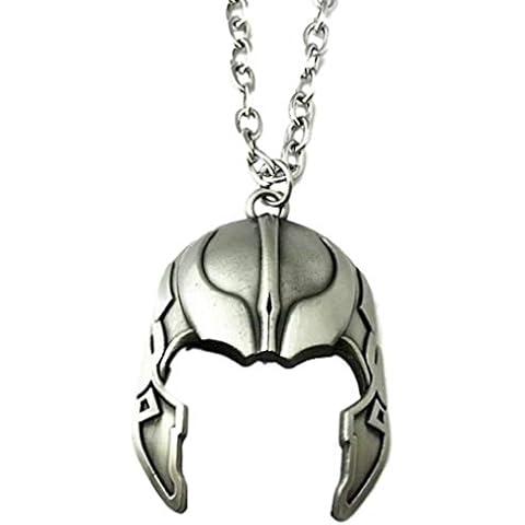 EC Trading Thanos Helmet Cosplay Necklace Pendant W/Gift Bag Cover