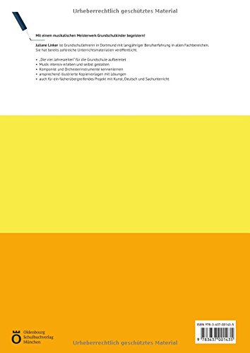 Musikalische Meisterwerke für Kinder: Antonio Vivaldi - Die vier Jahreszeiten (Neubearbeitung): Ein musikalisches Märchen für Klasse 2-4. Kopiervorlagen mit Lösungen