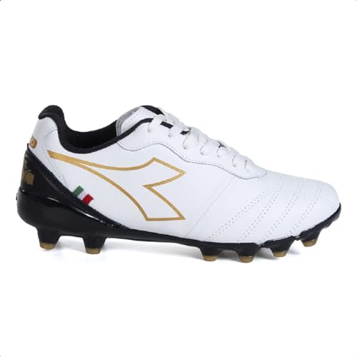 Chuteira Profissional Diadora Calcio Campo (Branco, BR, Adulto, Numérico, 43)
