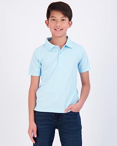 image for Real Essentials 3 Pack: Boy's Short Sleeve Polo Shirt - School Uniform