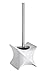Produktbild WENKO 21313100 WC-Garnitur X-Form Weiß, Kunststoff - Polyresin, 13 x 38 x 12.8 cm, Weiß