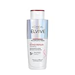 L'Oréal Paris Shampoo For Damaged Hair Repair, Elvive Bond Repair Sulphate-Free With Citric Acid Complex, Restores Original Strength, 90% More Shine And 82% Stronger, Targets Hair Bonds Broken By Heat