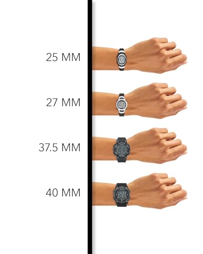 Armitron Sport Women's Digital Chronograph Resin Strap Watch, 45/7012,Grey/Rose Gold