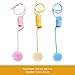 UPKOCH 3Pcs Plush Cat Ball with Suction Cups Indoor Teasing Balls for Pets Spring Balls for Kitten Play and Exercise Fun Cat Diversion