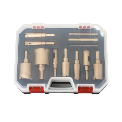Set de brocas de sierra de perforación diamantadas 12 piezas miniatura 6
