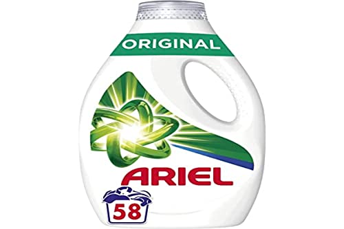 ARIEL  Lessive Liquide, 58 Lavages, Original, Blancheur Améliorée code EAN 8001090765185 