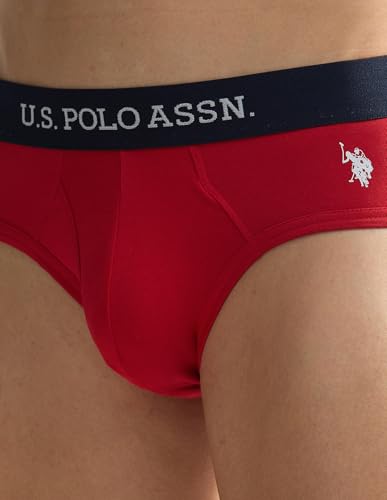Image of U.S. Polo ASSN. Mens OEB11 Elasticized Waist Underwear Briefs - Pack of 2