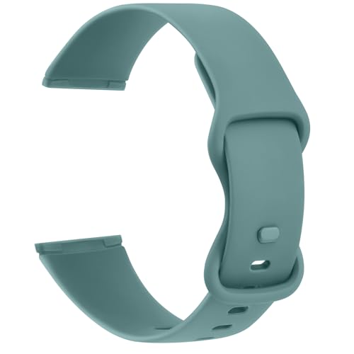 Image of Meliya Soft Strap for Fitbit Versa 4 / Versa 3 / Sense 2 / Sense(Watch Not Included), Flexible Premium Elastomer TPU Adjustable Watch Straps, Sport Replacement Band for Women Men