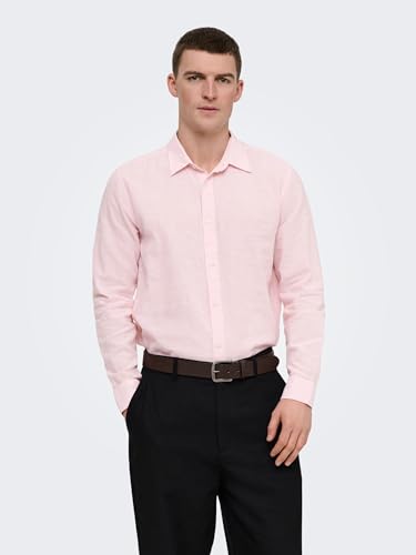 Only & Sons Male Hemd ONSCAIDEN Leinen Hemd 2