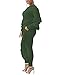 KANSOON Women 2 Pieces Outfits Puff Sleeve Top and Long Flounced Pants Sweatsuits Set Tracksuits