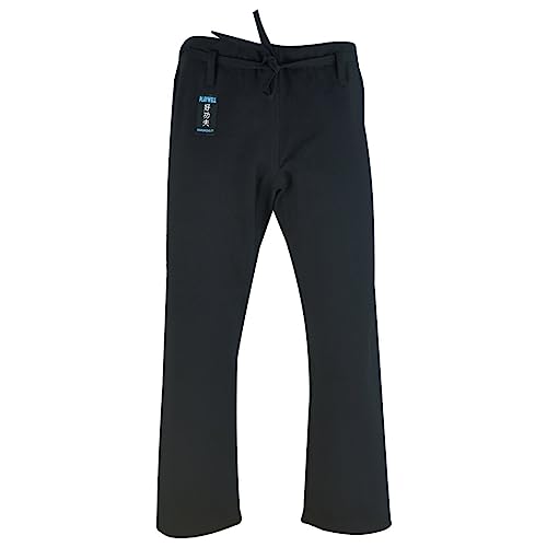 Pantalon de karaté traditionnel Playwell en toile lourde blanche de 396,9 g