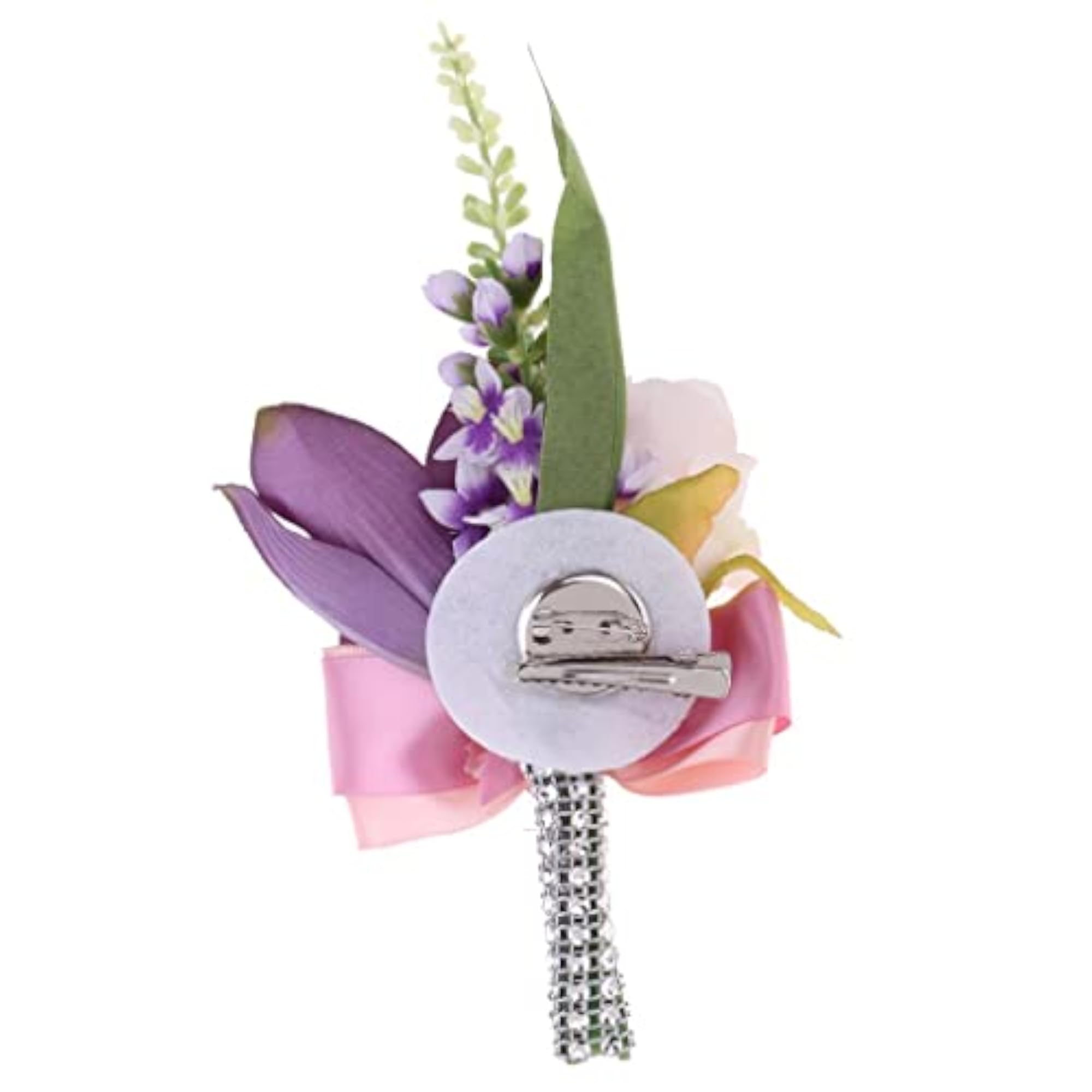 Artificial Corsage Pearl Rhinestone Pins Wedding Brooch