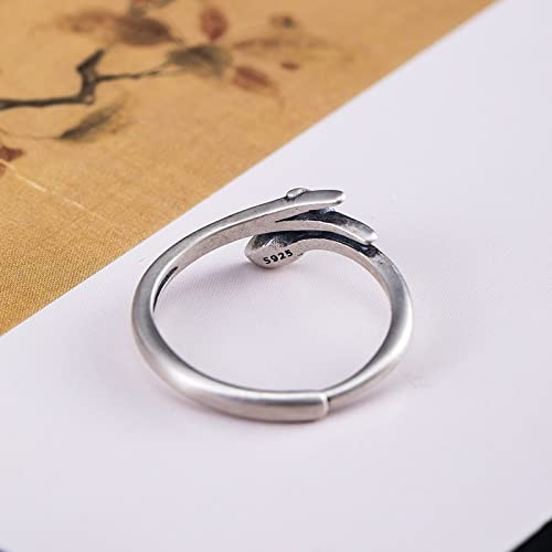 Bague ajustable argent S925 finis les problèmes de taille - 4