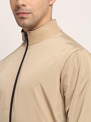 Image of Cantabil Beige Winter Wear Jacket Full Sleeve for Men l Jacket for Men l Winter Wear Jacket for Men (MJKT00009-BEIGE)
