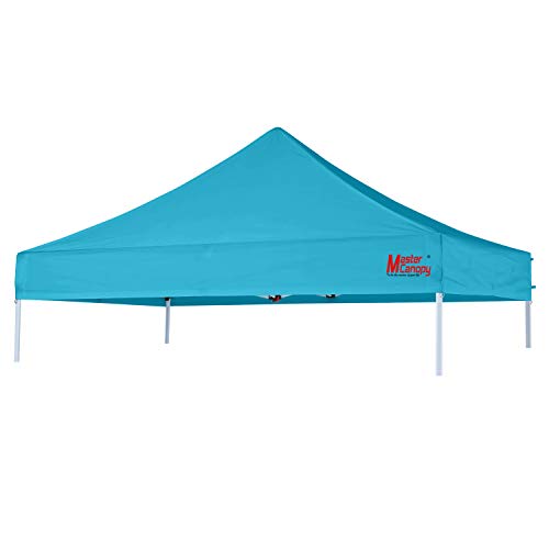 Image of MASTERCANOPY 10x10 Replacement Pop Up Canopy Top for Kingkong Frame Sky Blue