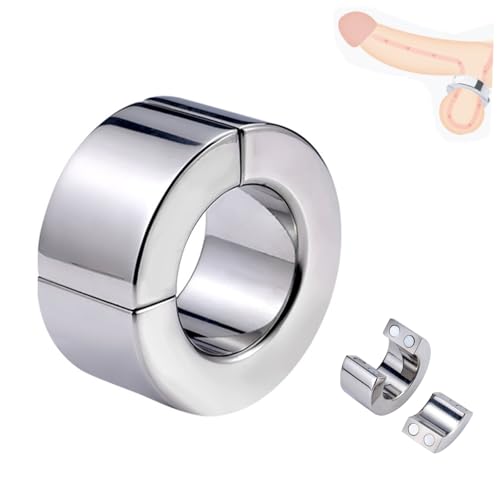 Men's Stainless Steel Weight Ring Weight Training 35mm, 5 Sizes-A383US (Stainless Steel, 30mm)