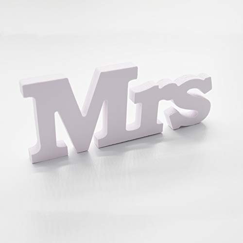 Anyasen Mr & Mrs Lettere Decorative Lettere in