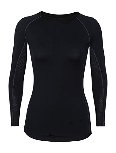 Ice Breaker Mujer 200 Zone LS Crewe