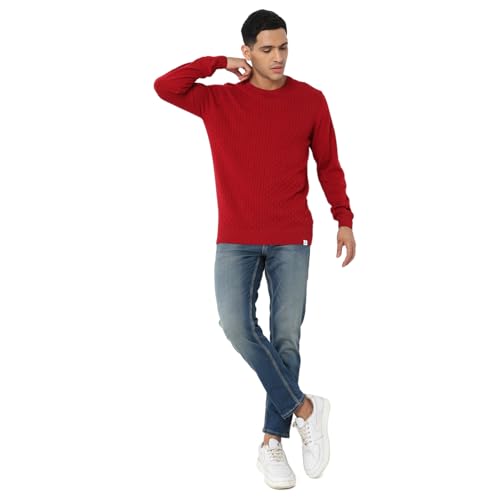 Image of Spykar Men's Slim Fit Low Rise Casual Jeans