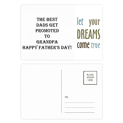 Tarjeta de agradecimiento para el Festival del Padre con mensaje en inglés