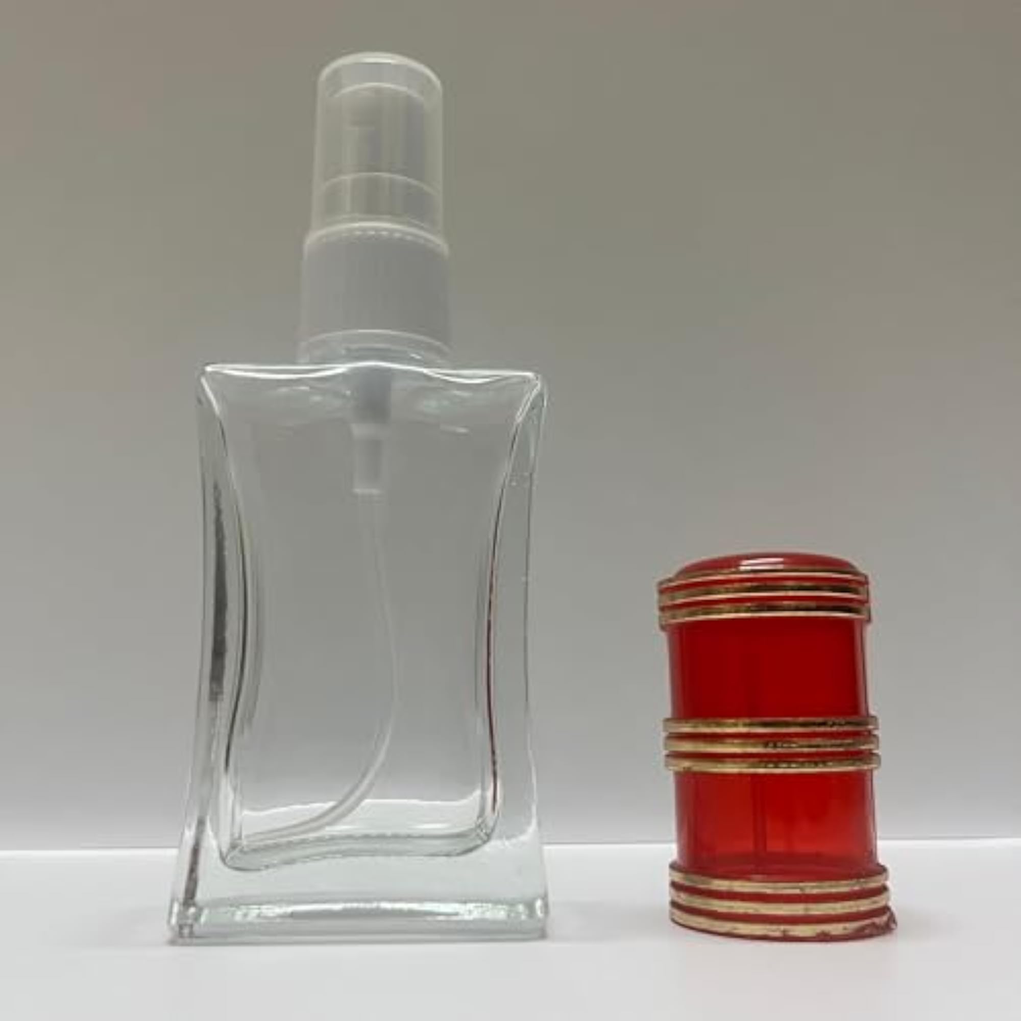 30ml Refillable Clear Fine Mist Spray Glass Bottles