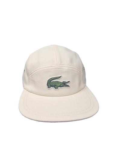 Lacoste RK6843 Cotton Adjustable Sports Cap in White (UK, Alpha, L)