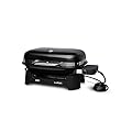 Weber Lumin Compact Outdoor Electric Barbecue Grill, Black - Great Small Spaces such as Patios, Balconies, and Decks, Portable and Convenient