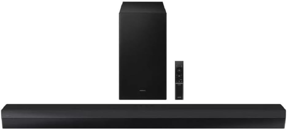 SAMSUNG 5.1ch. DTS Virtual:X Soundbar with Bass Boost and Wireless Sub HW-B73MD/ZA - Black (Renewed)