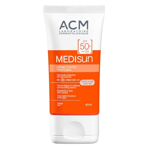 Crème teintée SPF50+ -Teinte Claire 40ml Medisun Acm