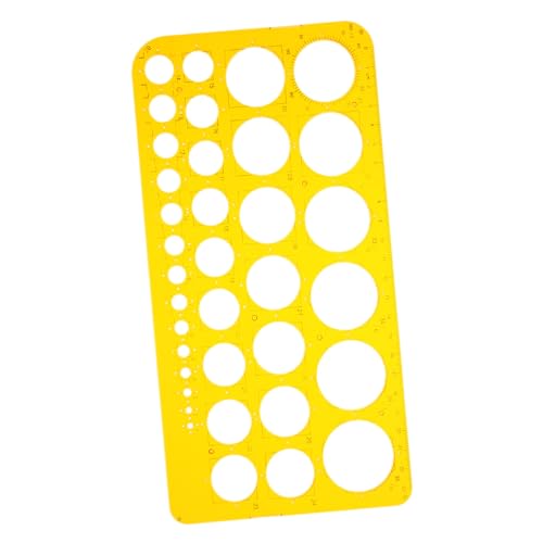 FUNOMOCYA 幾何学円描く定規 多機能円形テンプレート 精密測定 簡単操作 建築 設計 用??模板