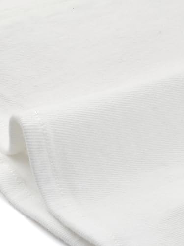 Veste en jean col montant Allegra K blanc Medium au style intemporel