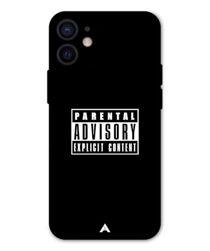 Image of Premium Explicit Case for iPhone 12 Mini Soft-Touch Metal TPU Back Cover, Shockproof, Designer, Aesthetic Mobile Phone Case (Glossy Finish)