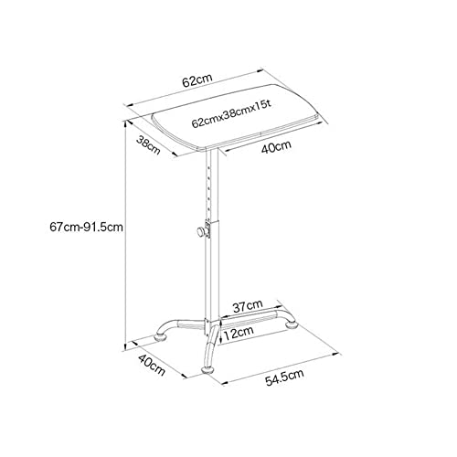 Bhgbh Standing Desk Up Desks Height Adjustable Air Riser Laptop Stands Large Rising Desktop Computer Table Workstation Foldable Extender Home Office (Color : Black) #TOP1