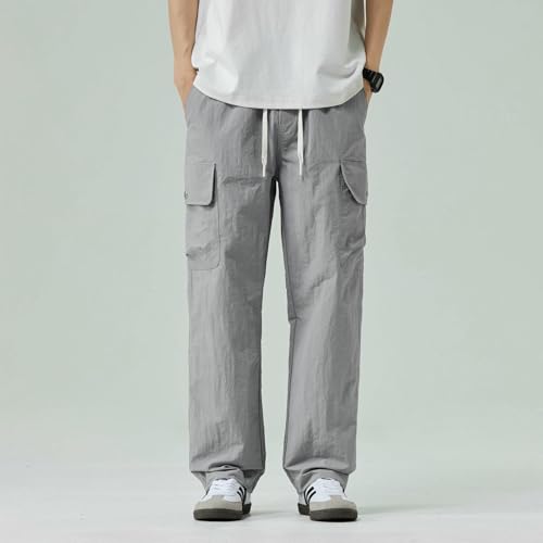 Men's Summer Thin Outdoor Assault Straight American Wide Leg Workwear Casual Pants4