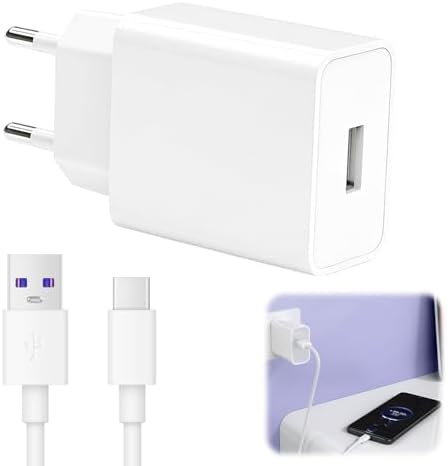 Chargeur USB C 5V 2A Adaptateur Universel et Un Câble de Charge R...