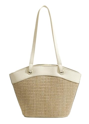 Hzxsny Woven Straw Beach Bag