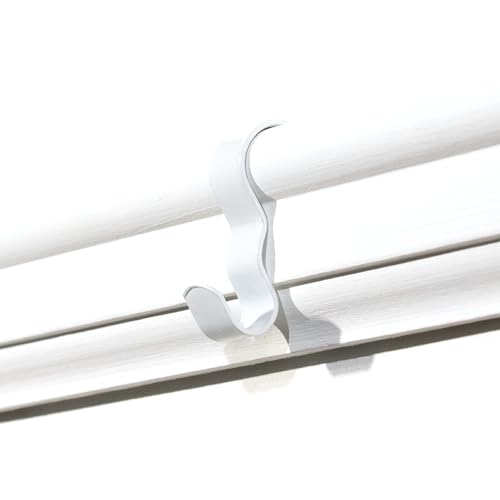 Picture Rail Hangers White - 12 Pack - Picture Rail
